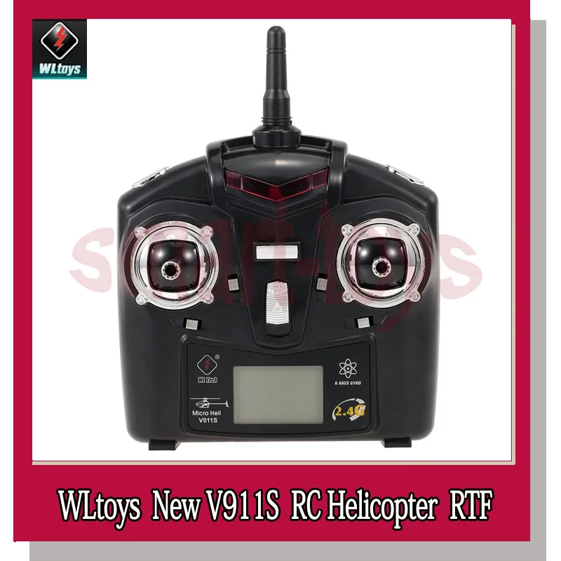 WLtoys V911S 2,4G 4CH 6-Aixs Gyro Flybarless RC вертолет RTF горячий RC вертолет с дистанционным управлением