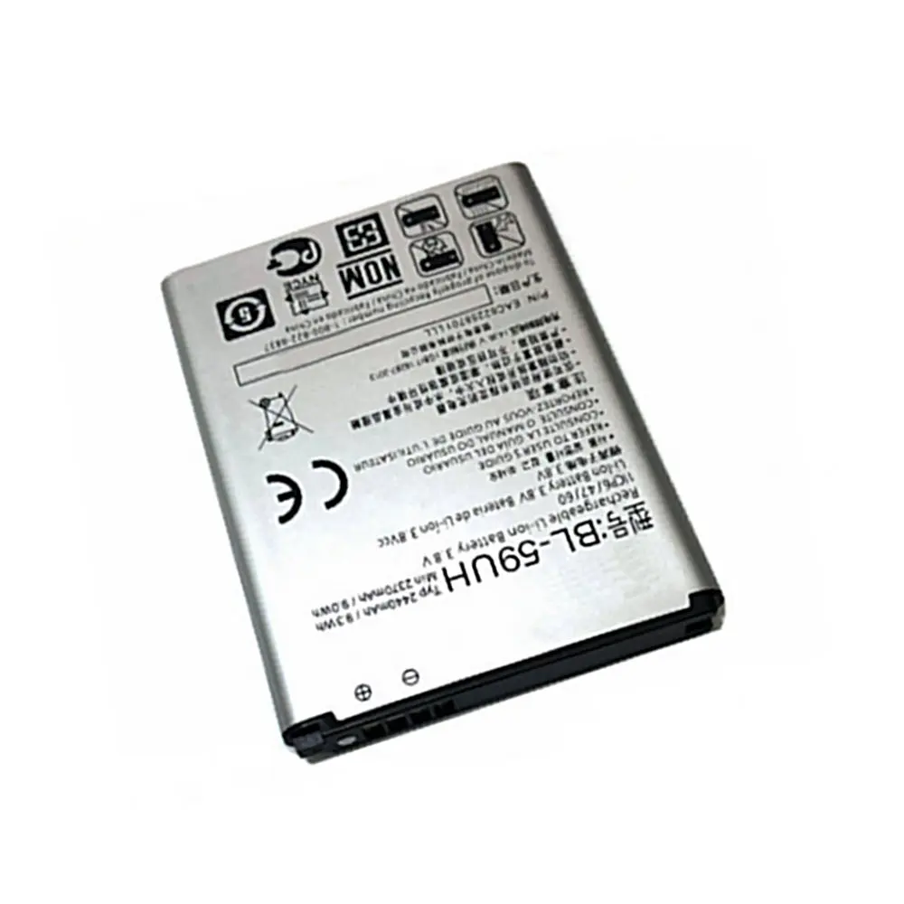 

BL59UH 2400mAh Battery for LG TracFone Net 10 LG G2mini D618 D620 D620R D620K D410 D315 F70 Bateria BL-59UH 2440mAh BL59UH