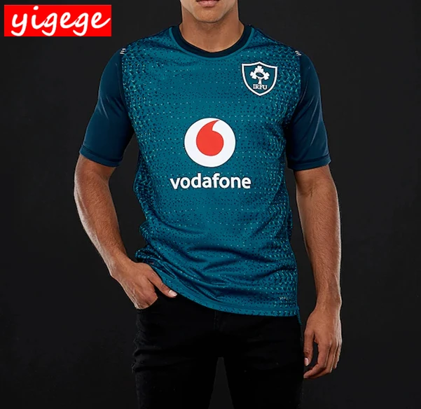 أفضل جودة ايرلندا IRFU جيرسي 2019 ذهابا وايابا قميص كرة قدم أمريكية مصنوع من الصوف قمصان الأيرلندية الدوري قميص لرياضة الرجبي s-3xl