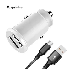 Mini USB Car Charger For Mobile Phone Tablet GPS 3.1A Fast Charge Car-Charger Dual USB Car Phone Charger Adapter in Car 1M Cable car charger ac charger usb cable for microsoft zune 80gb 4gb 8gb 30gb 16gb 120gb