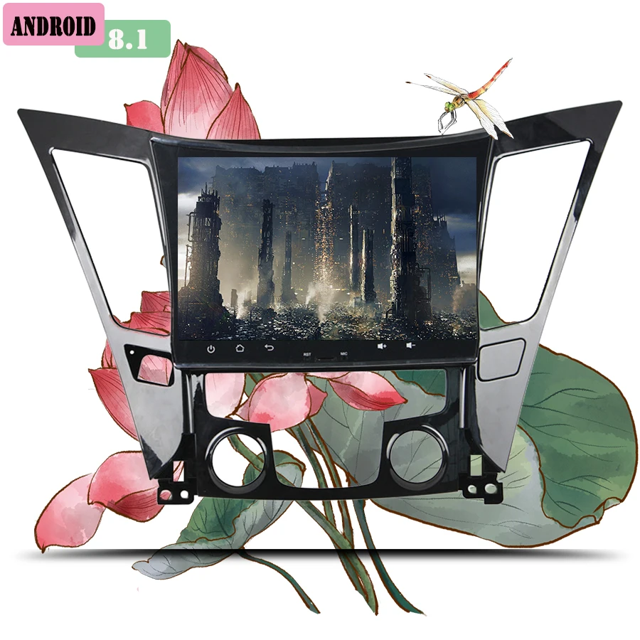 

10.1" Android 9.1 Car DVD player GPS navigation For Hyundai SONATA I40 I45 I50 YF 2011 2012 2013 2014 multimedia Head Unit