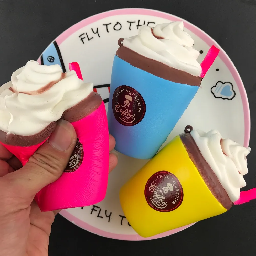 100 шт./лот DHL Squishies Карамельный цвет Мороженого Мяч мягкими игрушка торт хлеб Gag шутка Игрушечные лошадки замедлить рост squeeze анти- стресс Игрушечные лошадки