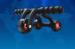 Home-use multifunctional three-wheel exercise оборудование брюшной полости exercise wheel that can exercise
