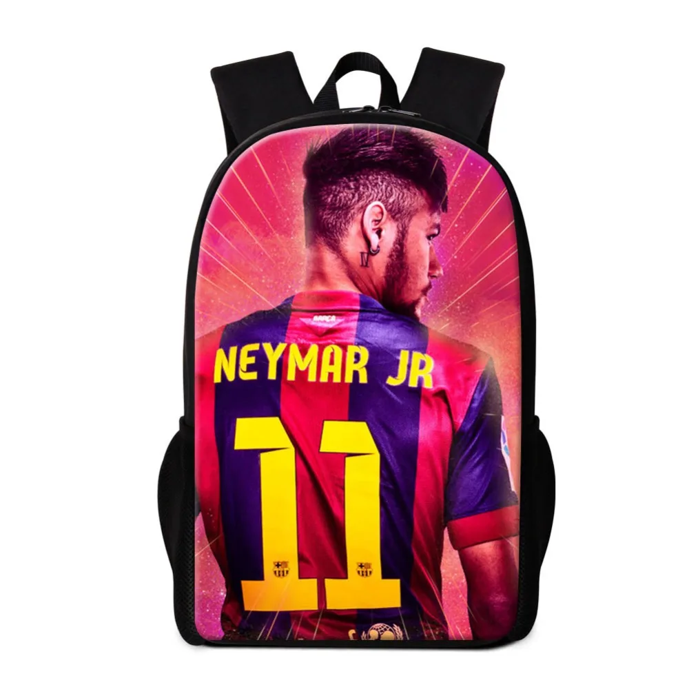 

Neymar Backpack for Boys Footballs Print School Bookbag Children Soccers Satchels Shoulder Book Bag Cool Rucksack Mochilas Girls