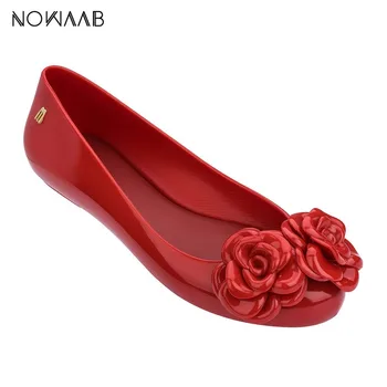

Melissa Space Love Flower 2019 Women Flat Sandals Brand Melissa Adulto Shoes For Women Jelly Sandals Female Jelly Shoes Mulher