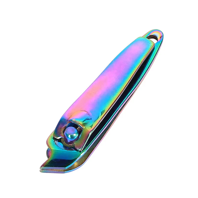 

1PCS Nail Set Color Plated Stainless Steel Scissors Manicure Nail Clipper podologia ferramentas N1
