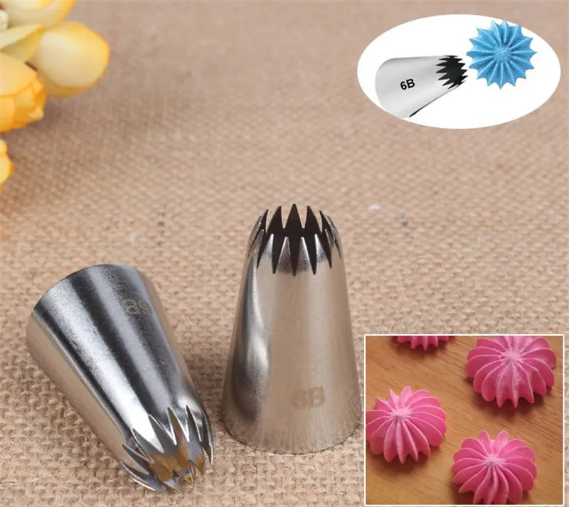 Aliexpress.com : Buy 6B# Nozzle Cake Decorating Tips Stainless Steel