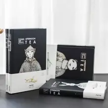 Днем Чай в твердом переплете ноутбук A5 хорошего качества, личный дневник для записей, планировщик, записная книжка для составления расписания 32 K блокнот материал Эсколар канцелярские принадлежности