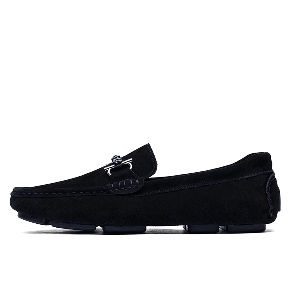 

Men Casual Shoes Suede Leather Loafers Slip on Driving Shoes Men Moccasin Boat Shoes Men Shoes Gommino 2018 New