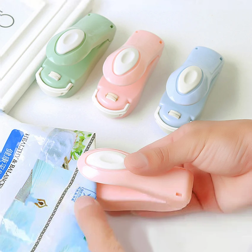 Household Mini Snacks Plastic Bag Sealer Machine The Portable Travel Hand Pressure Type Hot Sealing Kitchen Accessories | Дом и сад