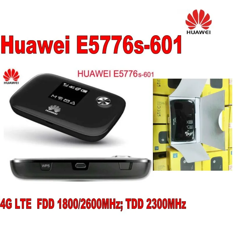 Новый разблокированный беспроводной маршрутизатор Huawei E5776s 601 4G LTE FDD TDD 150M Wifi модем