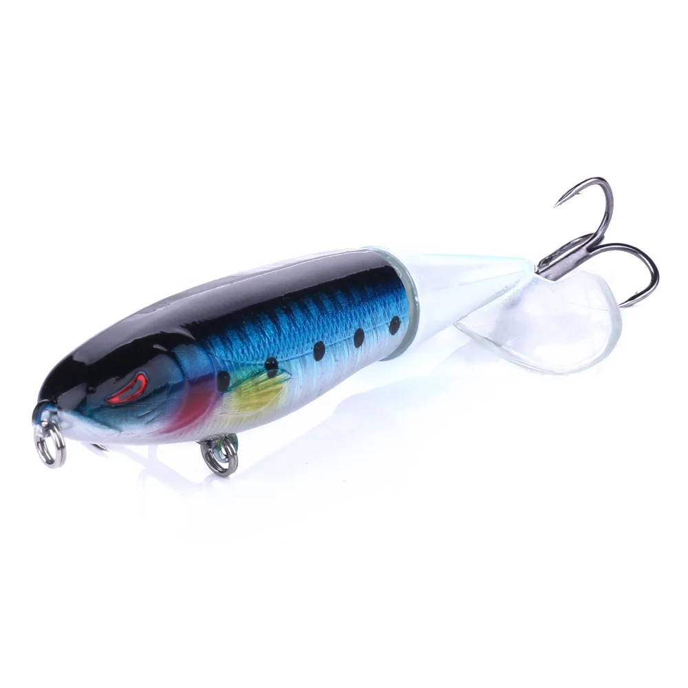 Iscas de Pesca Isca de Pesca Hélice Girar Cauda Macia 13g - 10 cm Hard Bait Artificial Flutuante Natação Água Lápis Atacar 8 Pcs 12 artificial flutuante natação água lápis isca de pesca atacar