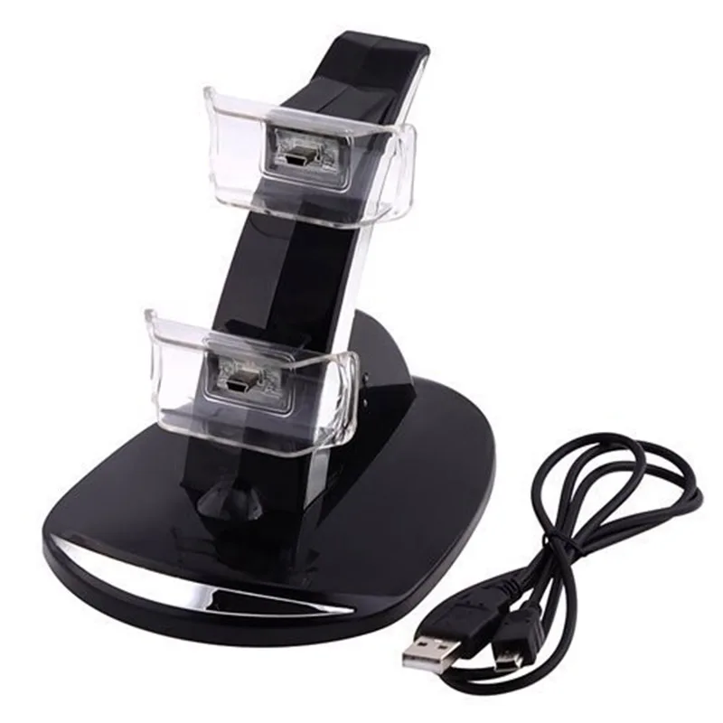 HAOBA LED Dual USB Charging Charger Dock Stand Cradle Docking Station for Playstation 3 PS3 Game Gaming Console Controller HAOBA LED Dual USB Charging Charger Dock Stand Cradle Docking Station for Playstation 3 PS3 Game Gaming Console Controller