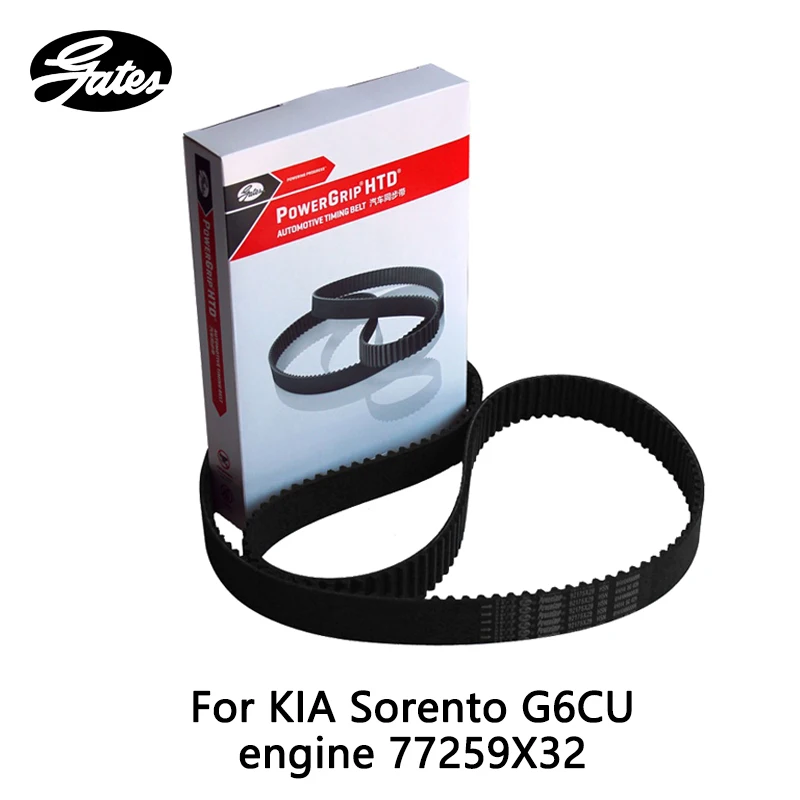 

Gates Timing Belt For KIA Sorento G6CU engine 3.5 (2002-2011) carnival 3.5 (2004-2006) Opirus 3.5 (2003-2006) 77259X32 auto part