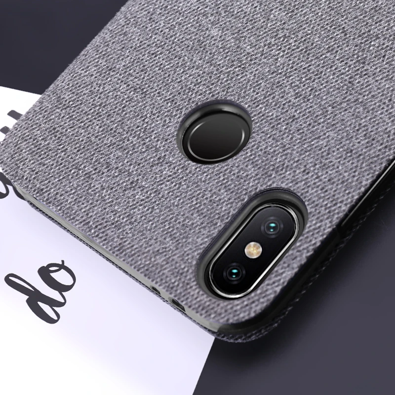 Чехол для Mi A2 lite чехол MOFI Xiaomi тканевый флип xiaomi miA2 силиконовый задний с полным