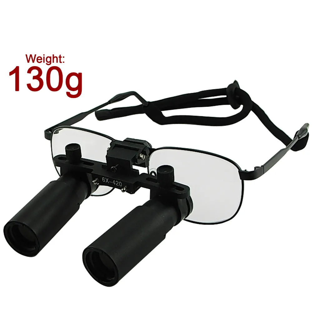 US $145.50 Keplerian Style 60x Magnification Binocular Dental Loupes Surgical Medical Dentistry Frame 420mm Working Distance