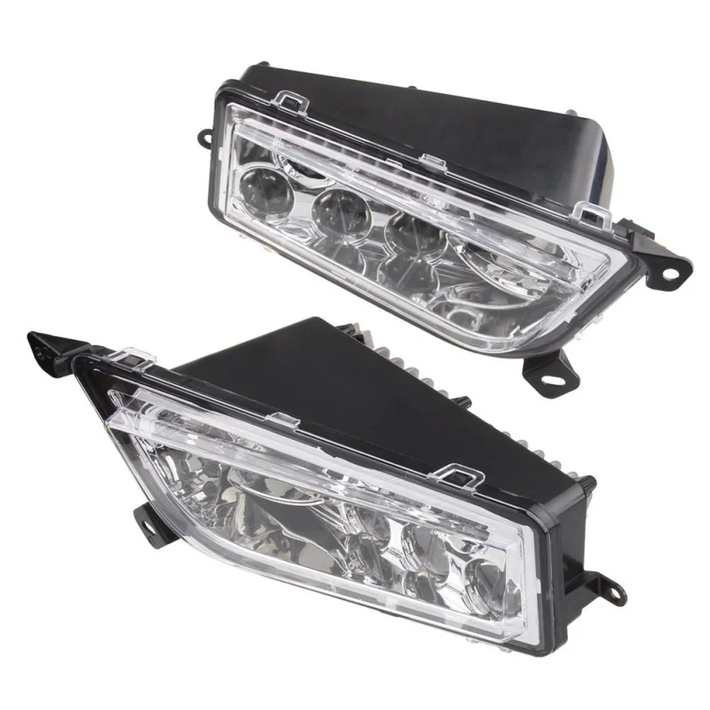 FADUIES Chrome Auto Accessories ATV LED Headlight kit LED Headlamp For Polaris Razor Push 1000 RZR XP 1000 (3)