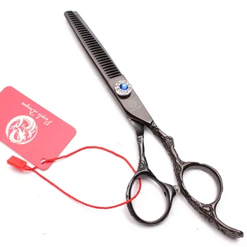 

6" 17.5cm Japan 440C Purple Dragon Hairdresser's Scissors Thinning Scissors Cutting Shears Plum Handle Salon Hair Scissors Z9002