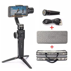 Zhiyun Smooth 4 3-Axis Handheld Gimbal Stabilizer for iPhone X 8 7 Plus 6 Plus Samsung S8+ S8 S7 S6 + EACHSHOT Carrying Case