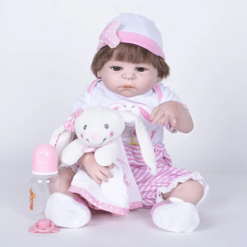2" Reborn Baby Dolls живой силиконовый виниловый новорожденный кукла мальчик день рождения Bebe подарки игрушки для детей куклы для девочек