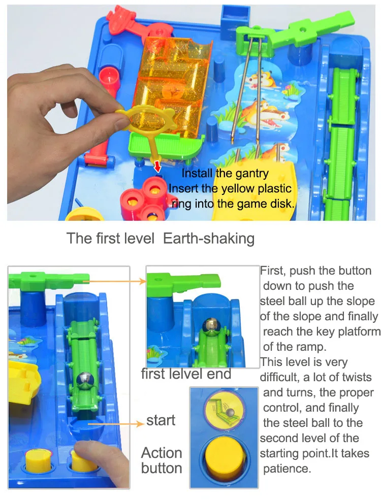 Advanture in аквапарк игры головоломка лабиринт игра детские развивающие игрушки подарок на день рождения родитель-ребенок Взаимодействие игрушка