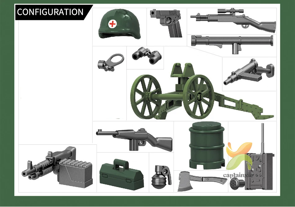 480pcs SWAT Military World War II Army Soldiers Special Forces Building Blocks Set Educational Bricks For Children