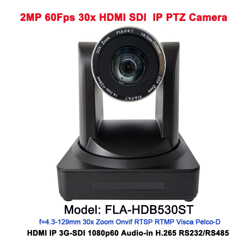 1/2.8" Sony Exmor CMOS 30X Optical Zoom 2Megapixel HDMI 3G SDI video output HD video PTZ IP