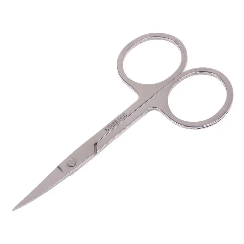 Новые профессиональные ножницы для ногтей Маникюр для ногтей бровей нос ресницы ножницы для кутикулы изогнутые педикюр макияж инструменты