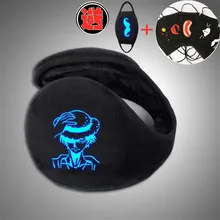 Одна деталь обезьяна Luffy унисекс мужской стиль черный наушник зимние наушники светящаяся повязка грелка сцепление ушной круг маска подарок