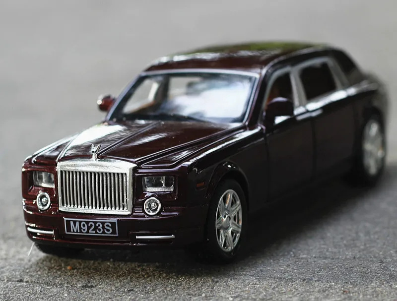 Высококачественная детская игрушка acousto optic Rolls Royce литой Сплав модель автомобиля