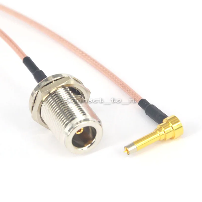

N Female to MS156 Male Rightangle Bulkhead O-ring Connector RF Coax Adapter Extension Cable 15CM RG316 Cable