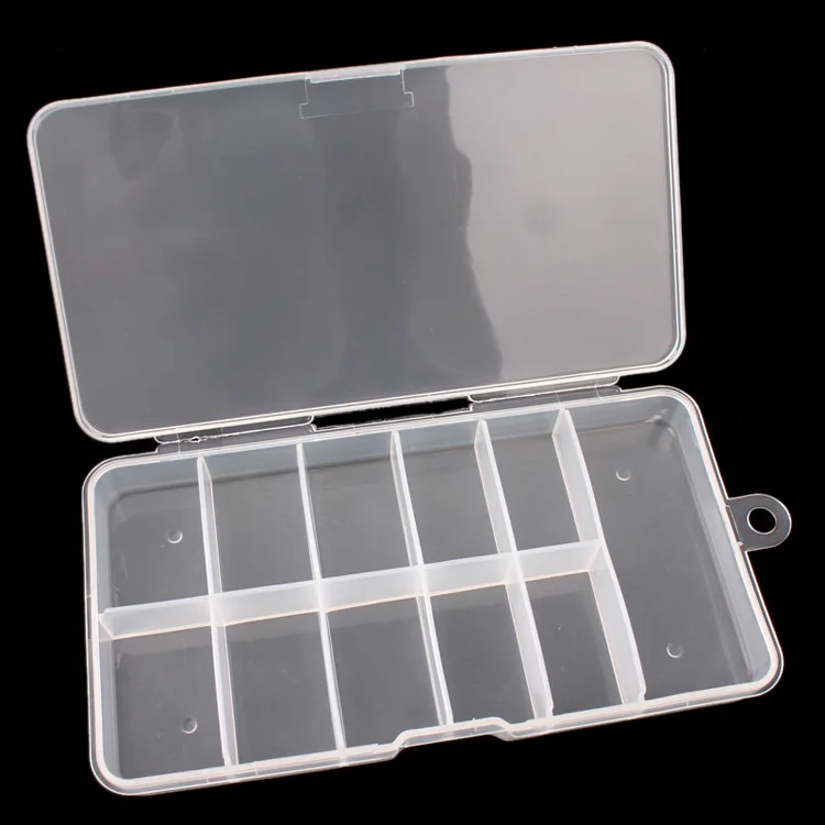 

New Empty Storage Box Case Nail Art Rhinestone Decoration False Tips Makeup Tool 100 pcs false case