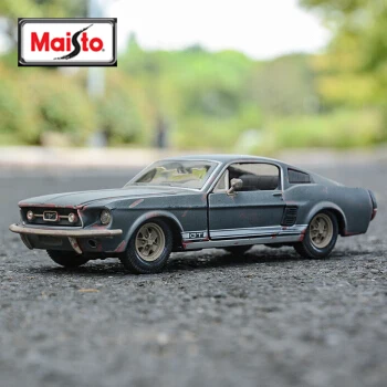 Модель автомобиля в античном стиле 1:24 из литая олова для Ford mustang 1967 GT спортивный