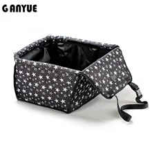 Ganyue водонепроницаемая сумка для собак Автомобильная переноска для животных Собака автомобильный чехол для сиденья сумка для переноски для маленьких собак путешествие, домашнее животное Перевозчик