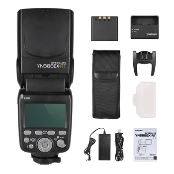 

YONGNUO YN686EX-RT TTL 2.4G Wireless 5600K Flash Speedlite w/Lithium Battery+White Flash Speedlite Diffuser for Canon Camera