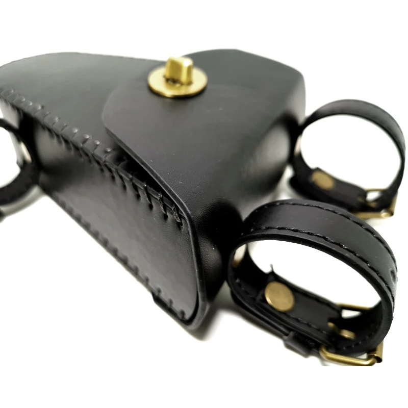 Top G05 Cycling tool bags Retro bicycle with beam triangle bag kit beam bag bag leather nostalgic classic style 21