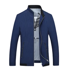 2017 hot Spring autumn cotton blend men’s thin jacket lattice pattern men’s clothing Business Windproof men dress clothes 180