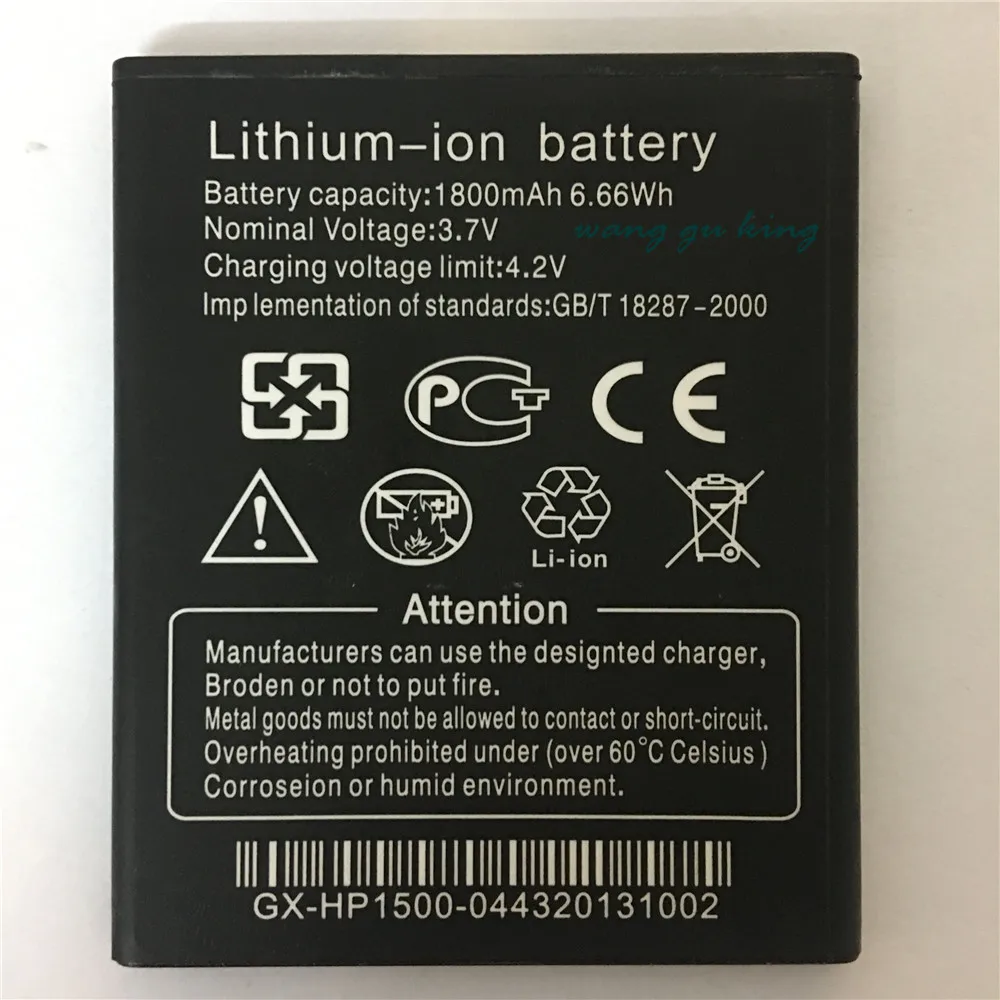 100% оригинальная запасная литий ионная батарея W100 для THL W100S 1800mAh Высокое качество
