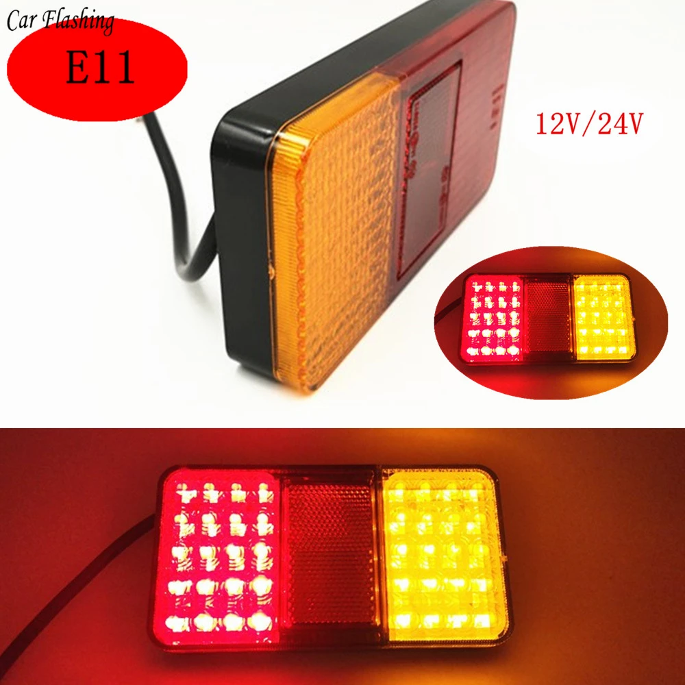 

2PCS 12V/24V 40LED for Car Trailers Trucks Utes Boats Trailer Truck Rear Lights Brake Stop Tail Turn indicator LED Lamp