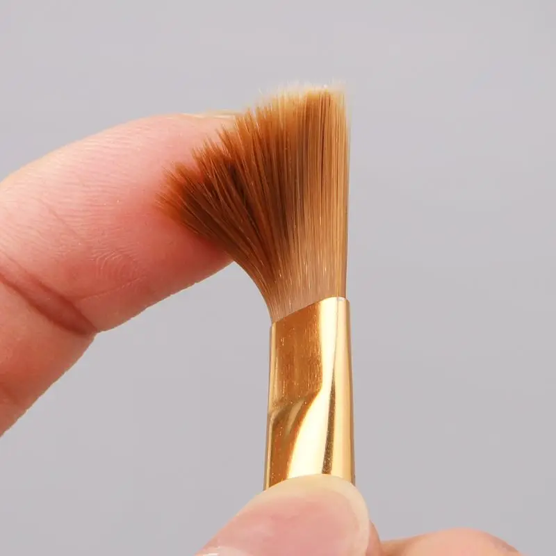 

12Pcs Artist Paint Brush Set Nylon Bristles Watercolor Acrylic Oil Painting Slant Flat Round Pointed Pen Tip Wood Handle Art Acc