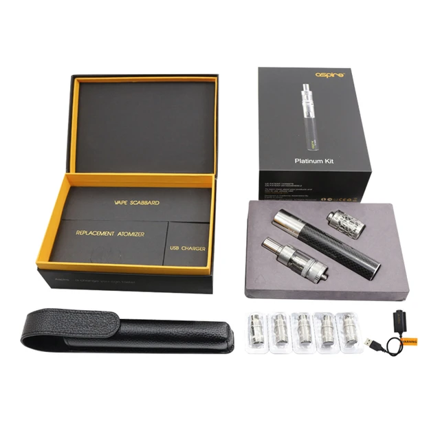 15 комплектов/пакет оптовая цена новые электронные сигареты kit aspire платиновый комплект с atlantis бак и cf sub ом батареи