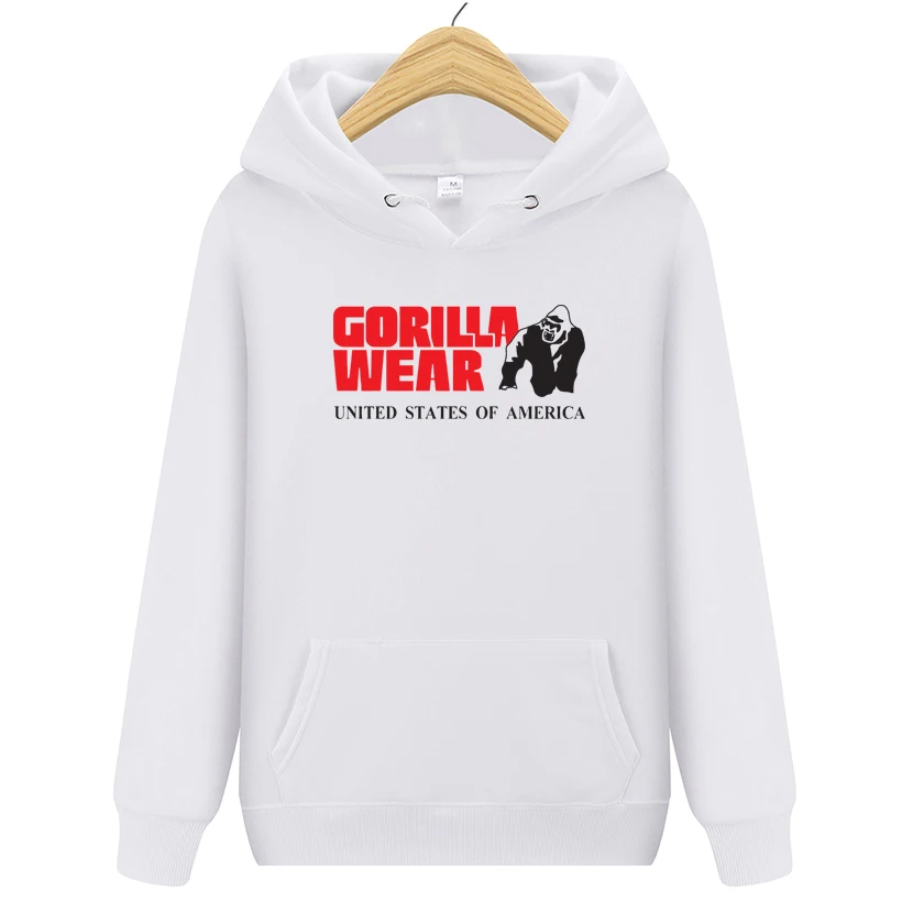 جديد الخريف البرق الغوريلا ارتداء هوديس الرجال الأزياء البلوز البلوز رجالي هوديس الهيب هوب تراكسويت عارضة مضحك ماركة الملابس