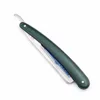 Straight Razor Folding shaving razor Gold dollar Model 100 Stainless Steel blade sharp Green handle with gift box 10PCS/LOT NEW 2