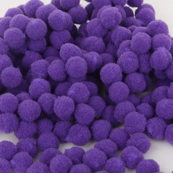 300 шт 10 мм Разноцветные помпоны мягкие шарики-Помпоны ручной работы DIY домашний сад& свадебное украшение& аксессуары для шитья инструменты - Цвет: Dark Purple
