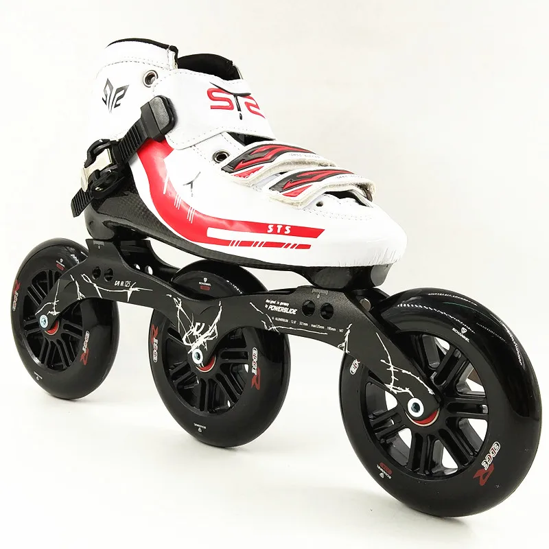 white black color speed skating shoes roller skates inline speed