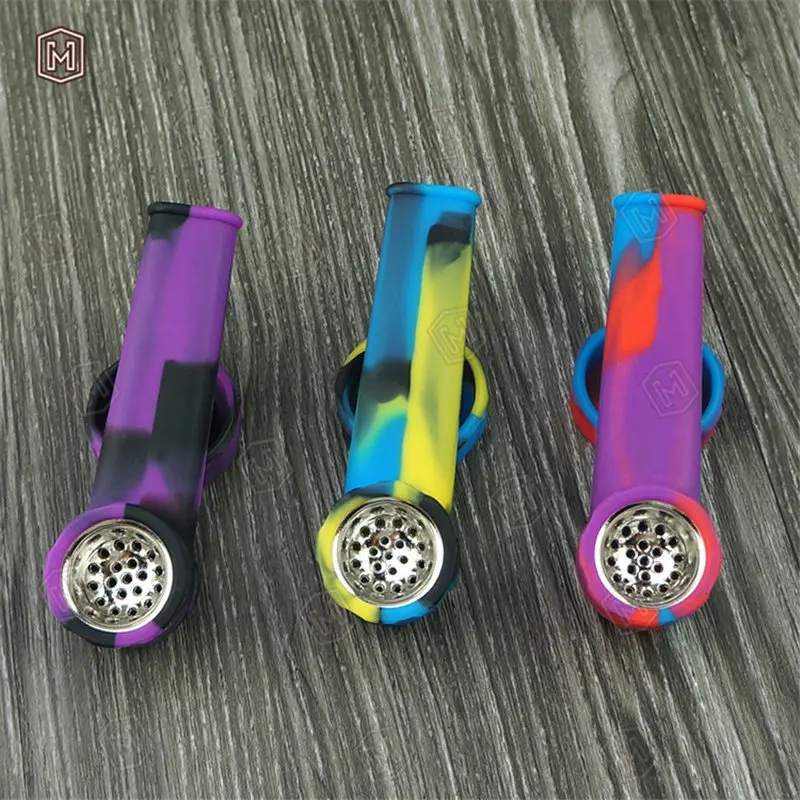 Cheap Tobacco Pipes Handy Mini Smoking Pipe Spoon Bubbler Hybrid Spill