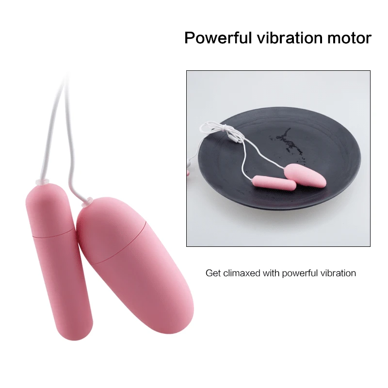 Bullet Vibrator 10 Modes Vibrating Egg, Clitoris Stimulator, Female Vaginal Tight Exercise Double Jump eggs Sex Toys For Women (4)