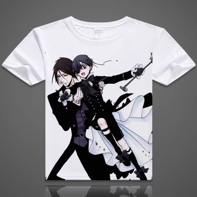 Anime Black Shirt - roblox black butler