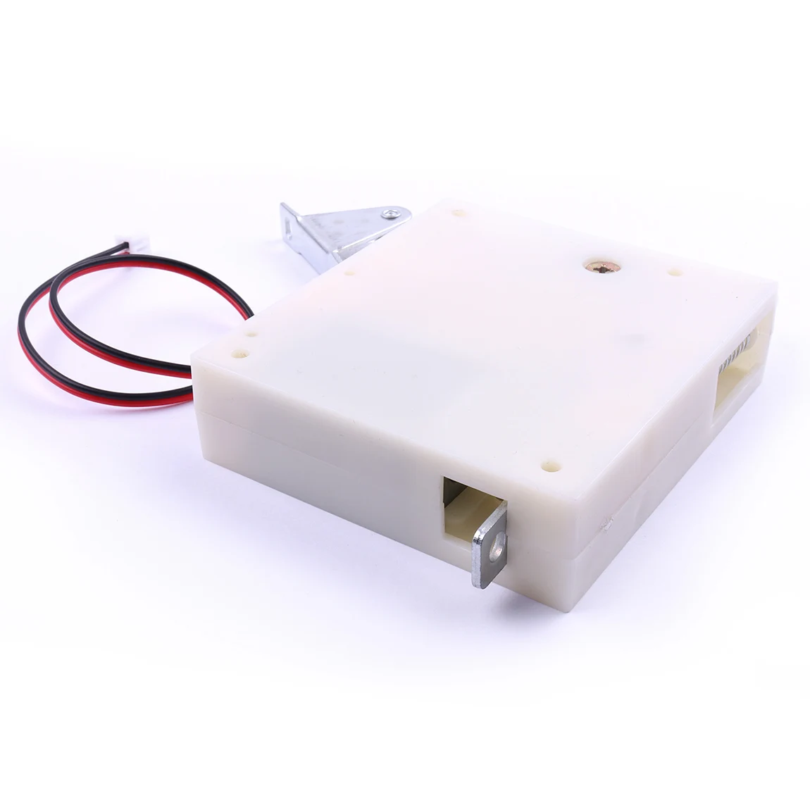 

DC 12V Electric Lock Electromagnetic Controlling Lock for Door Cabinet Security[White Electric Controlling Lock