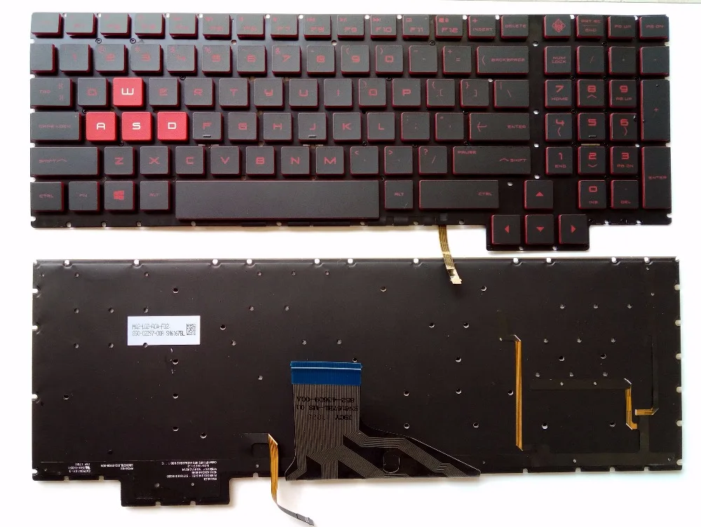 Новый для hp Omen 15-CE 15-CE000 15-CE026TX 15-CE005TX 15-CE006TX 15-CE001TX 15-CE002TX США ноутбук клавиатура с подсветкой 15,6"